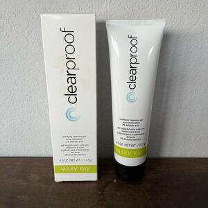 Mary Kay Clear Proof Clarifying Cleansing Gel 4.5oz Salicylic Acid New Full Size